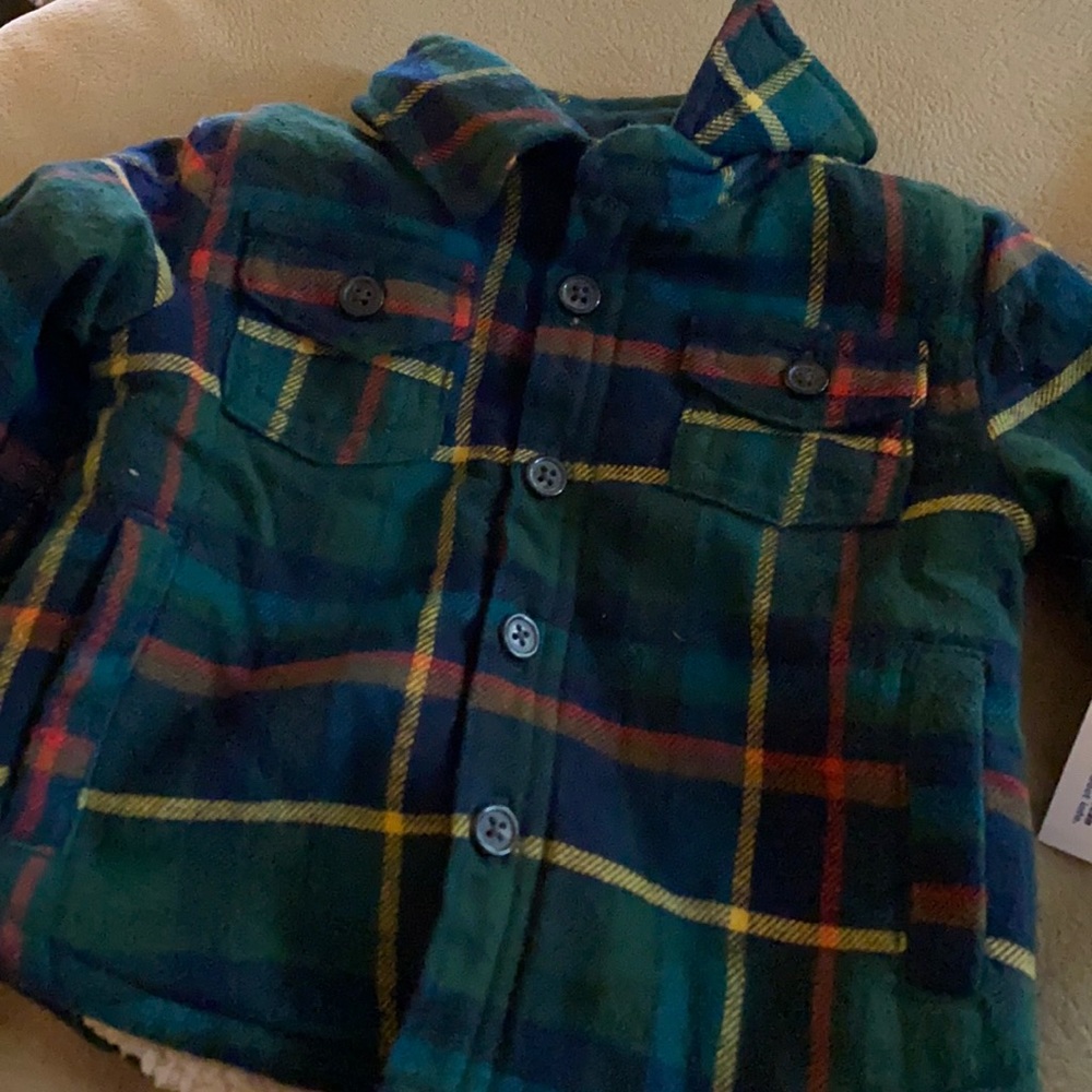 Flannel insulated Button up